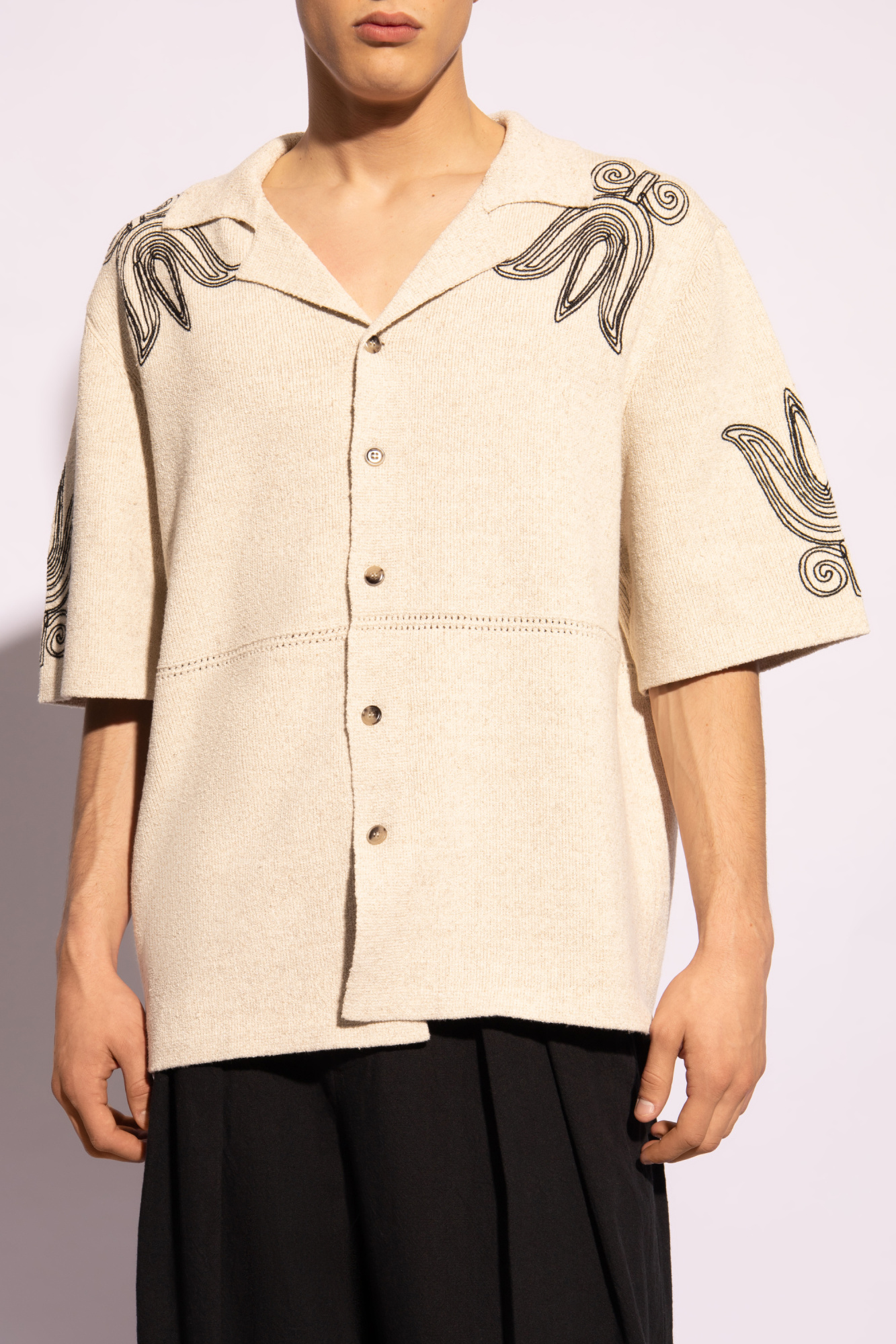 Tシャツ・カットソー nanushka SS23 Caramel cotton shirt (NM23RSSH00876 TAN) Nanushka Caramel Cotton Shirt In Brown | ModeSens